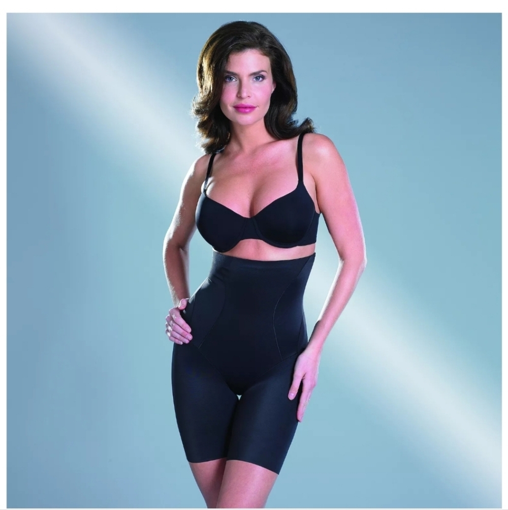 NWT Inside Magic By Naomi & Nicole Hi Waist Thigh Sliming Shapewear ~2XPlus Size